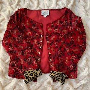 Roedean Landeaux Designer Red Jacket